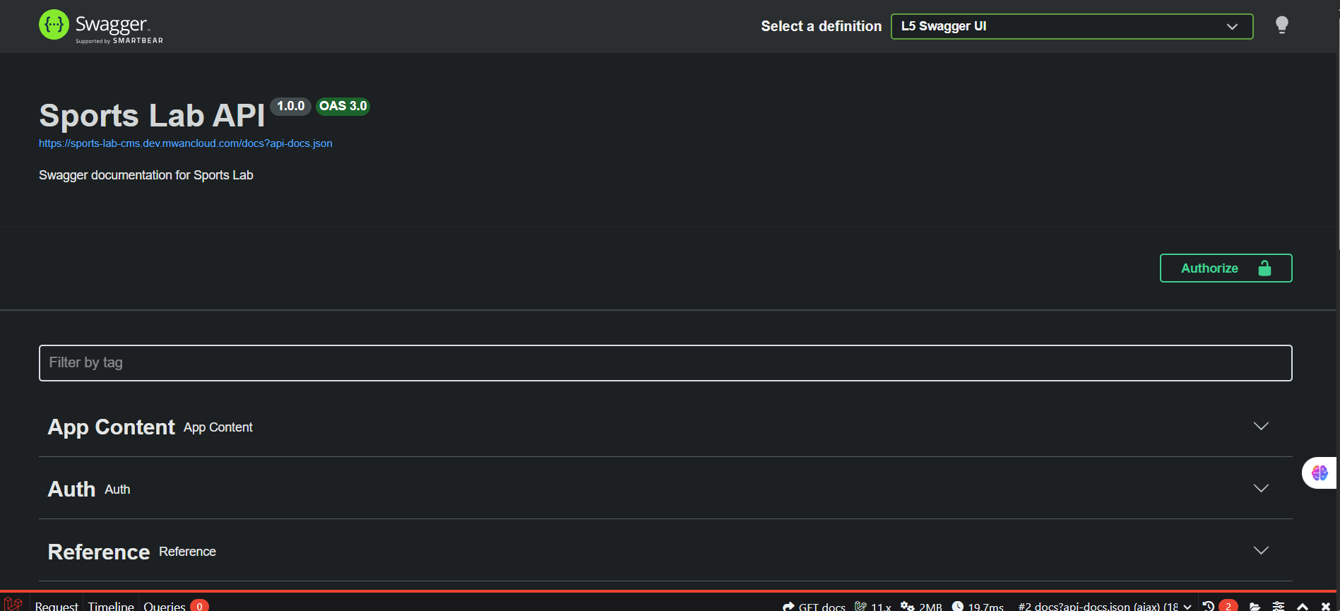 Sports Lab APIS